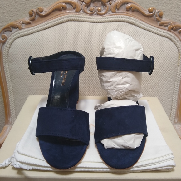 Marion Parke Lora Heeled Slide Sandal - Picture 4 of 11